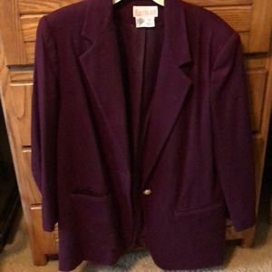 Burgundy Blazer